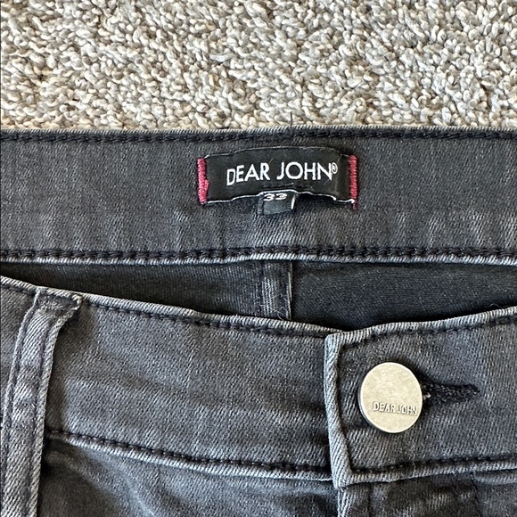 Dear John Womens Charcoal Skinny Jeans - Picture 2 of 4